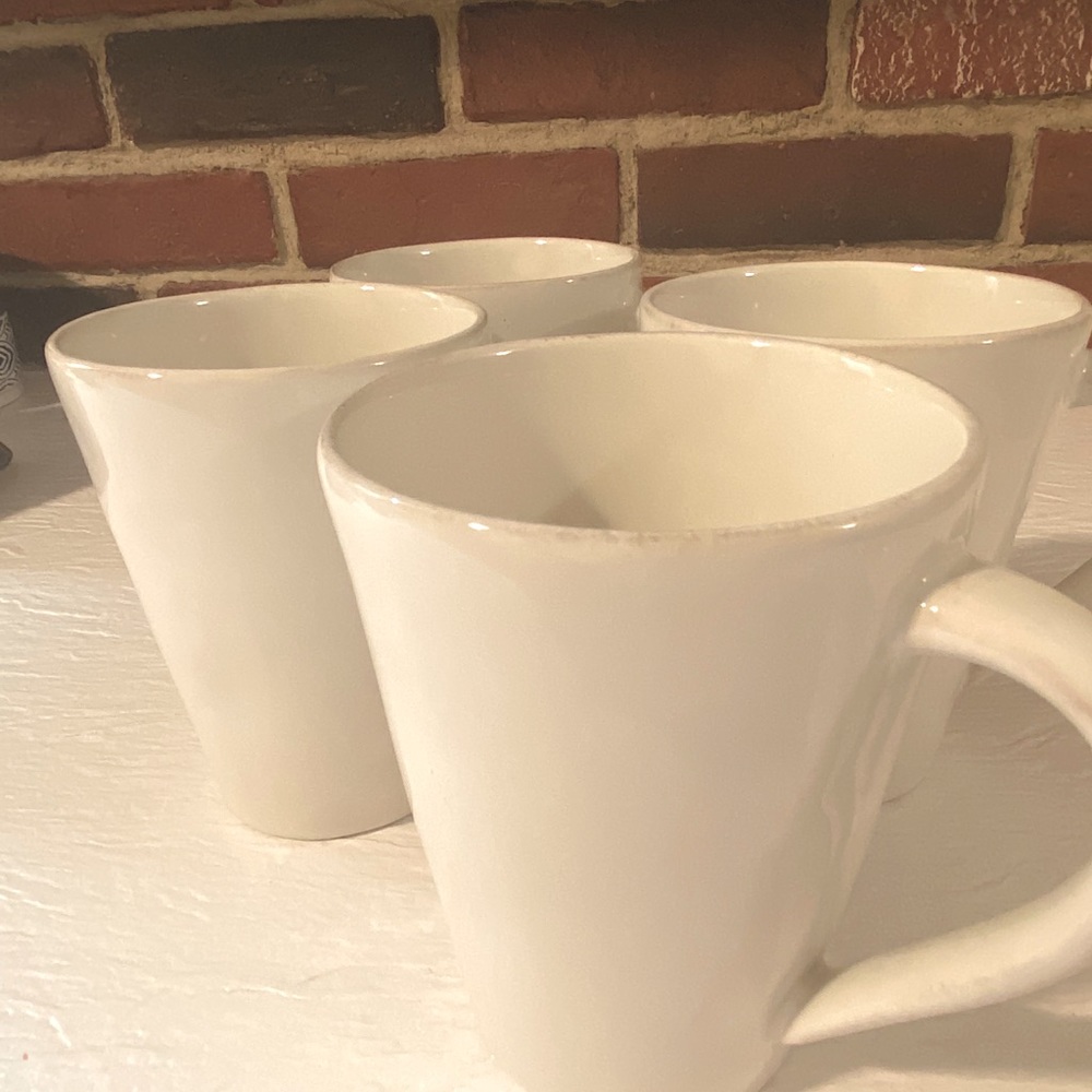 Crate & Barrel Marin Mugs (set of 4)